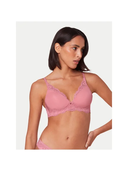 Triumph Varrásmentes melltartó Amourette Charm rózsaszín