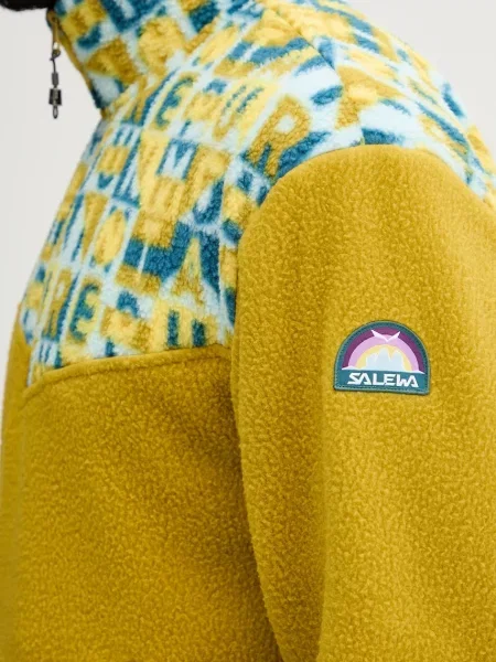 Кофта outdoor Salewa Eagle Anniversary візерунок зелений