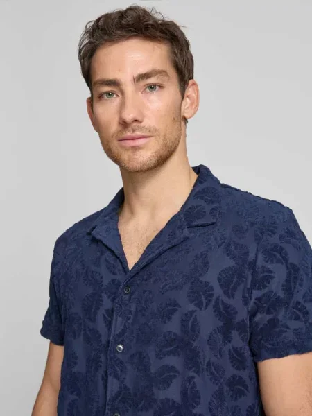 Koszula casualowa o kroju regular fit model TERRY' Scotch & Soda granatowa