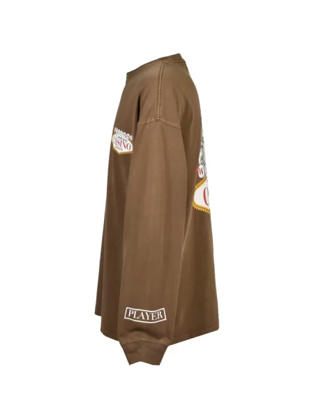 Lung tricou Breath maro