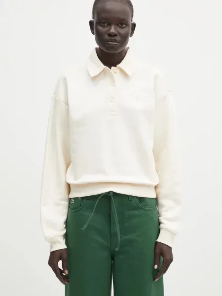 Lacoste hanorac de uni bej