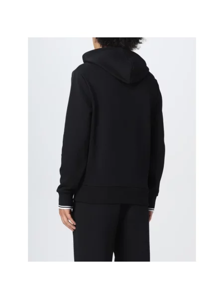 Bluza FRED PERRY Tipped Hooded Sweatshirt Black M czarna