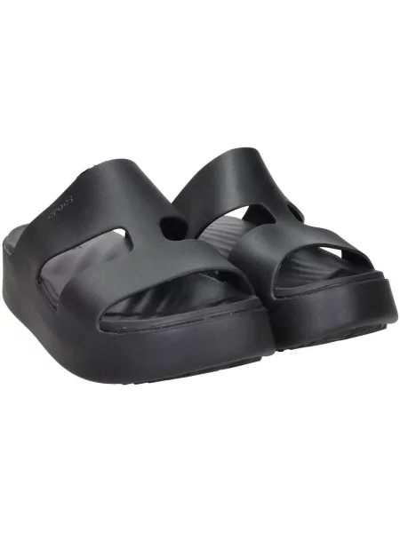 Sandále Crocs s remienkami čierna