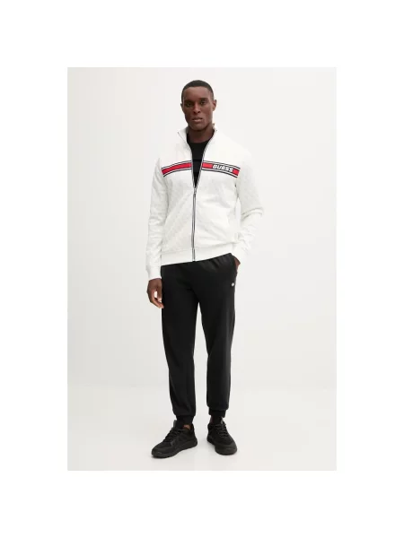 Guess bluza KORBIN wzorzysta beżowy