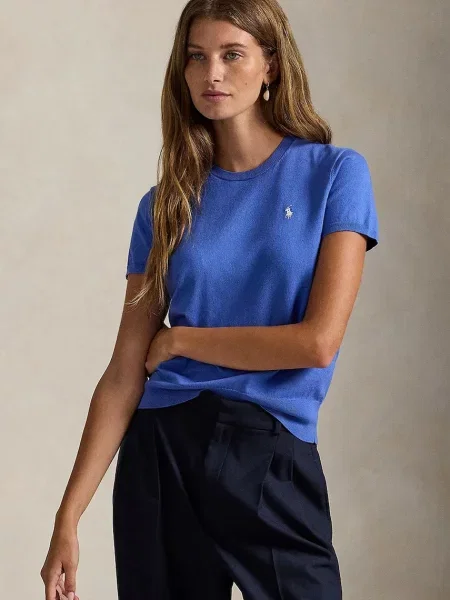 Пуловер Polo Ralph Lauren синьо