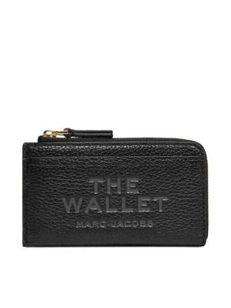 Marc Jacobs Denarnica za kovance The Leather Top Multi črna