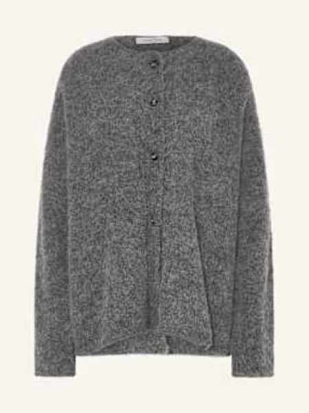 By Aylin Koenig Kardigan Frederika Z Dodatkiem Alpaki grau szary