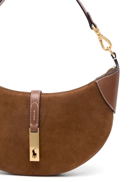 Με κολάρο μεταξωτό polo Polo Ralph Lauren με κέντημα μαύρο
