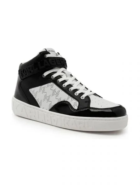 Karl Lagerfeld Bőr sneakers tornacipő KUPSOLE III fehér