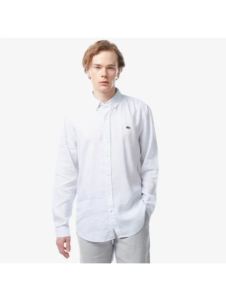 Lacoste сорочка чоловіча блакитна