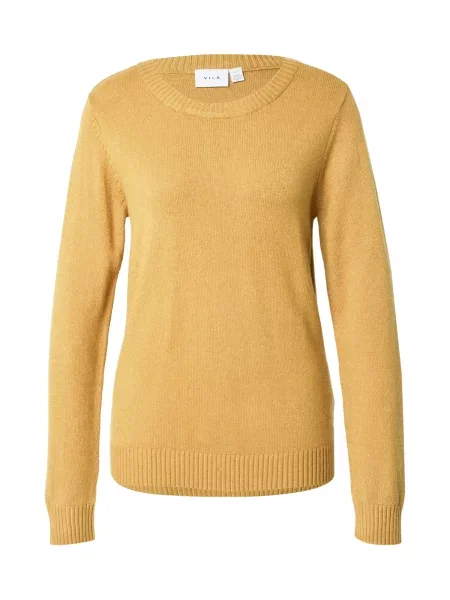 VILA Pulover VIRIL caramel maro