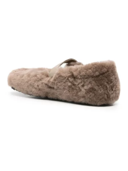 Balerinki Birkenstock wełniane szare
