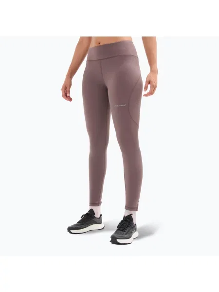 Legginsy do biegania NNormal Active purple fioletowe