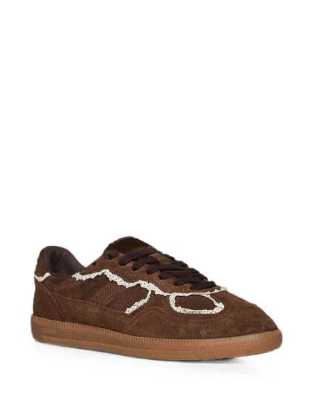 Sneakerși Alohas din piele de căprioară maro