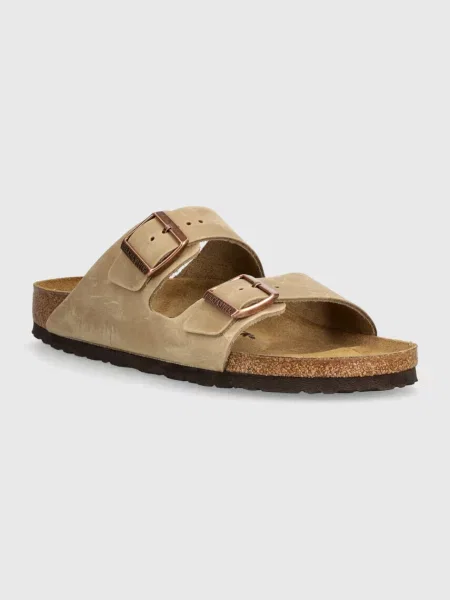 Kožené tenisky Birkenstock hnědé