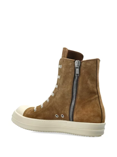 Fűzős csipkés sneaker Rick Owens barna