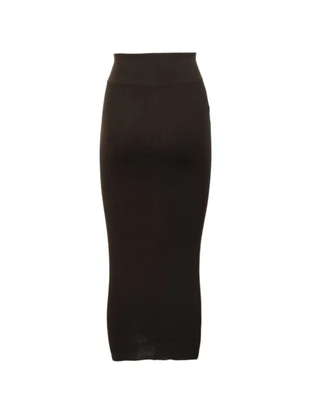 Fustă Rick Owens tricotate negru