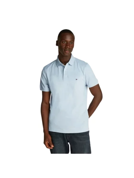 Tommy Hilfiger Polo Błękitny niebieska