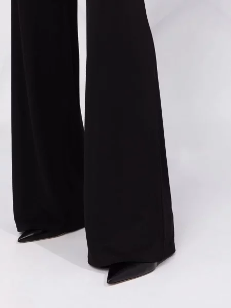 Pantaloni Alberta Ferretti evazate negru