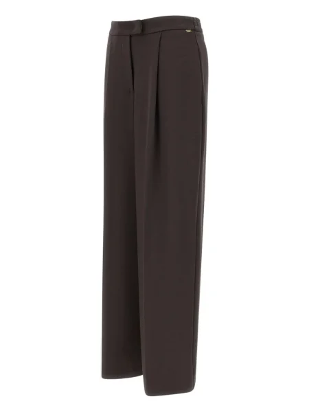 Pantaloni Kaos plisate maro