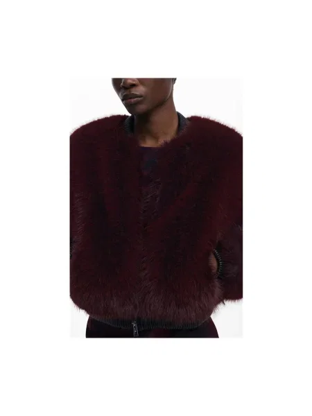 Desigual bomber dzseki RASPBERRY bordó átmeneti fekete