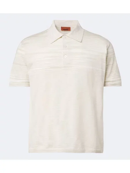 Tricou polo Missoni alb