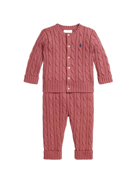 Dětské kalhoty Polo Ralph Lauren růžové