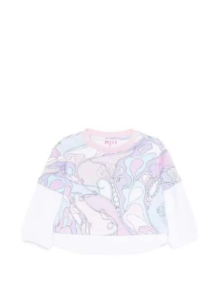Sweter dziecięcy Pucci różowy