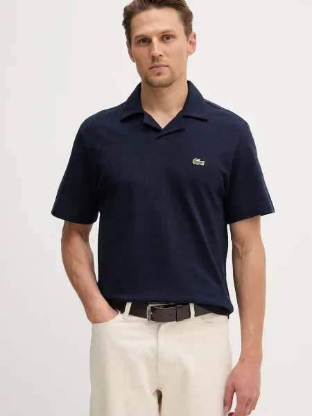 Lacoste tricou polo cu in albastru
