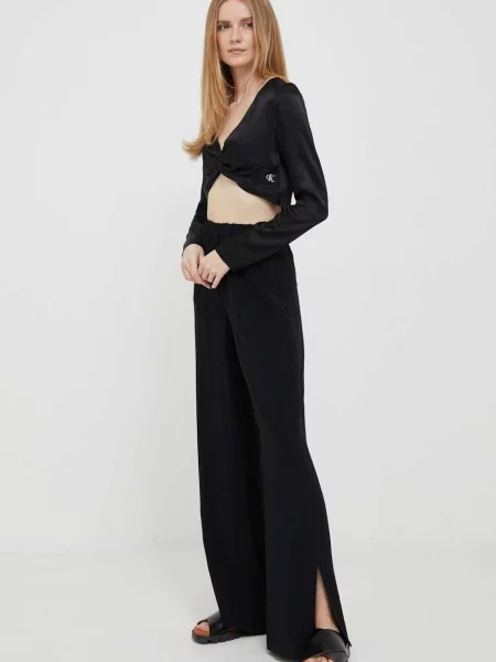 Majica Calvin Klein Jeans črna