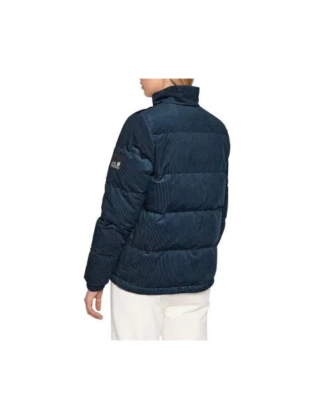 Geacă Jack Wolfskin de catifea cord albastru