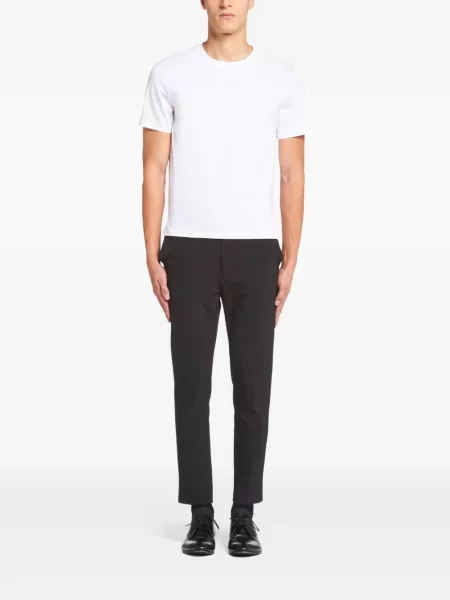 Tricou Prada stretch alb