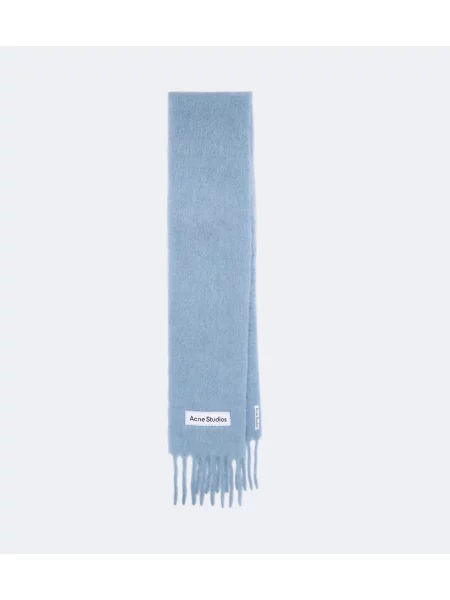 Μάλλινος κασκόλ Acne Studios μπλε