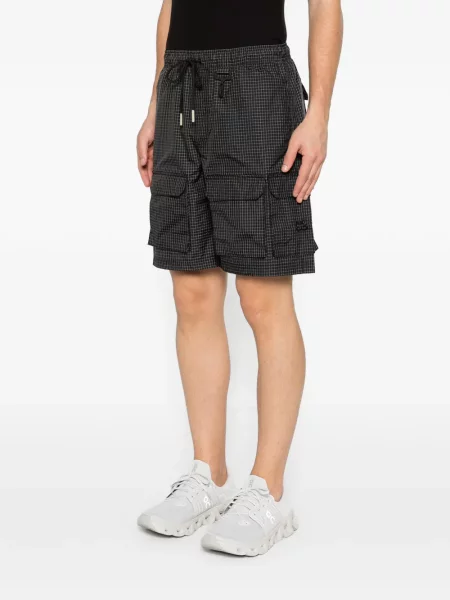 Kockás rövidnadrág Rc Outdoor Supply fekete