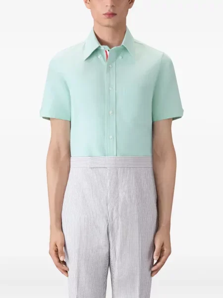 Cămașă Thom Browne scurtă verde