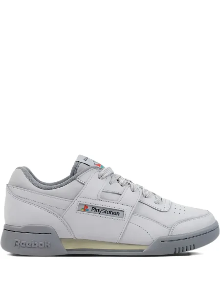 Sneakerși Reebok cu șireturi din dantelă gri