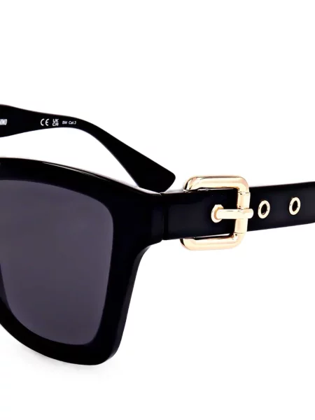 Ochelari de soare Moschino Eyewear cu cataramă negru