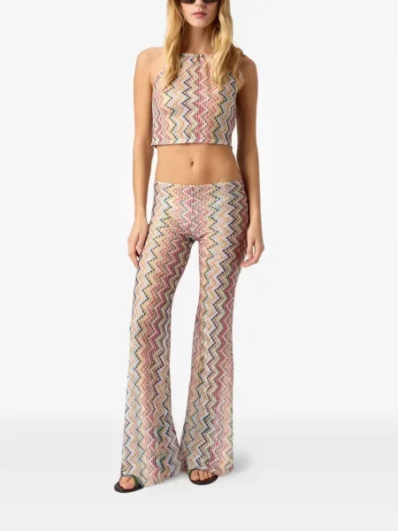 Top Missoni cu gât halter
