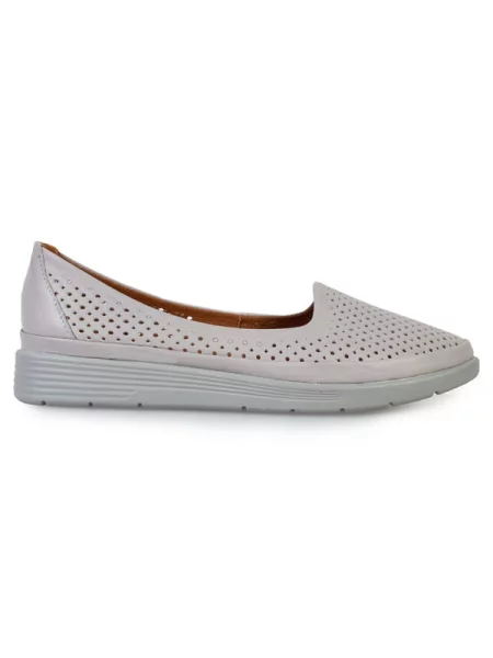 Шкіряні Туфлі та лофери ModaMilano сірий