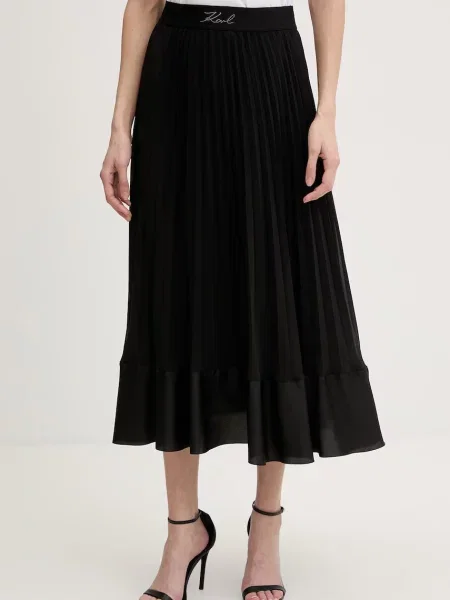 Karl Lagerfeld spódnica plisowana czarna