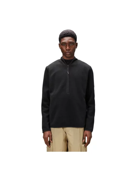 Bluza z kapturem Rains polarowa czarna