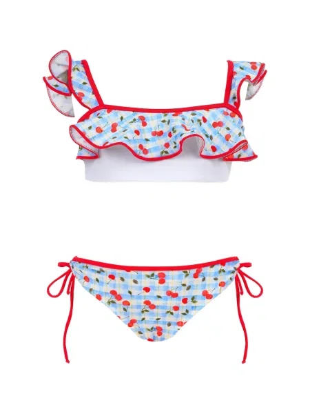 Bikini dziecięce Nessi Byrd niebieskie