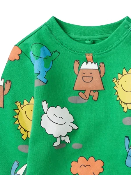 Bluza dziecięca Stella Mccartney zielona