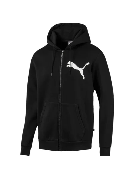 Hanorac cu glugă Puma cu autograf negru