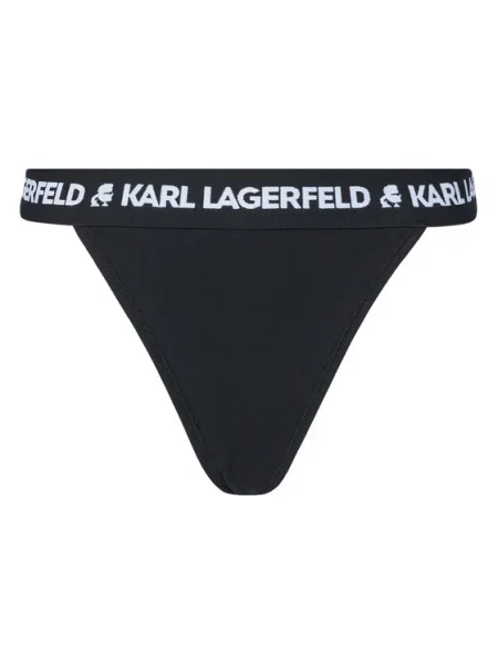 Fürdőruha Karl Lagerfeld fekete