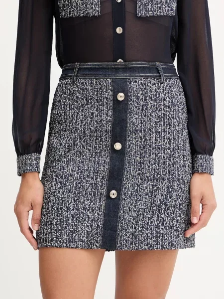 Morgan spódnica granatowy mini rozkloszowana JOSCAR