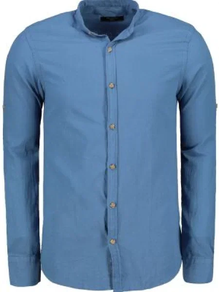 Риза Trendyol синьо