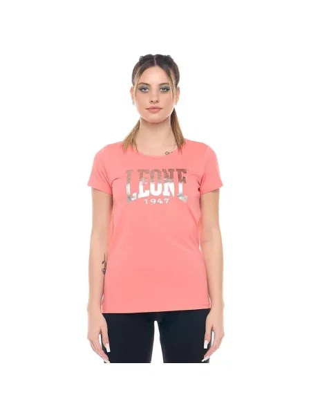 Scurt tricou Leone 1947 cu mâneci scurte roșu