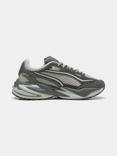Жіночі Кросівки повсякденні PUMA Rs Surge Hairy Suede комбінований верх сірий