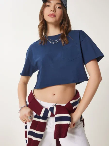 Happiness İstanbul Tricou bleumarin